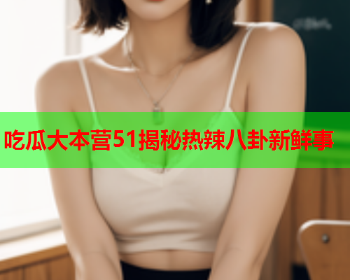 吃瓜大本营51揭秘热辣八卦新鲜事